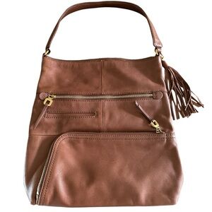 HOBO - Liberty Purse Brown Leather Shoulder Bag
